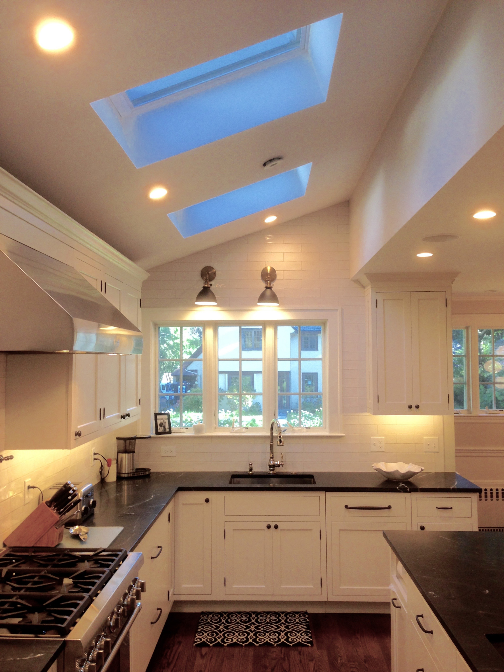 Skylights in Kitchen Addition