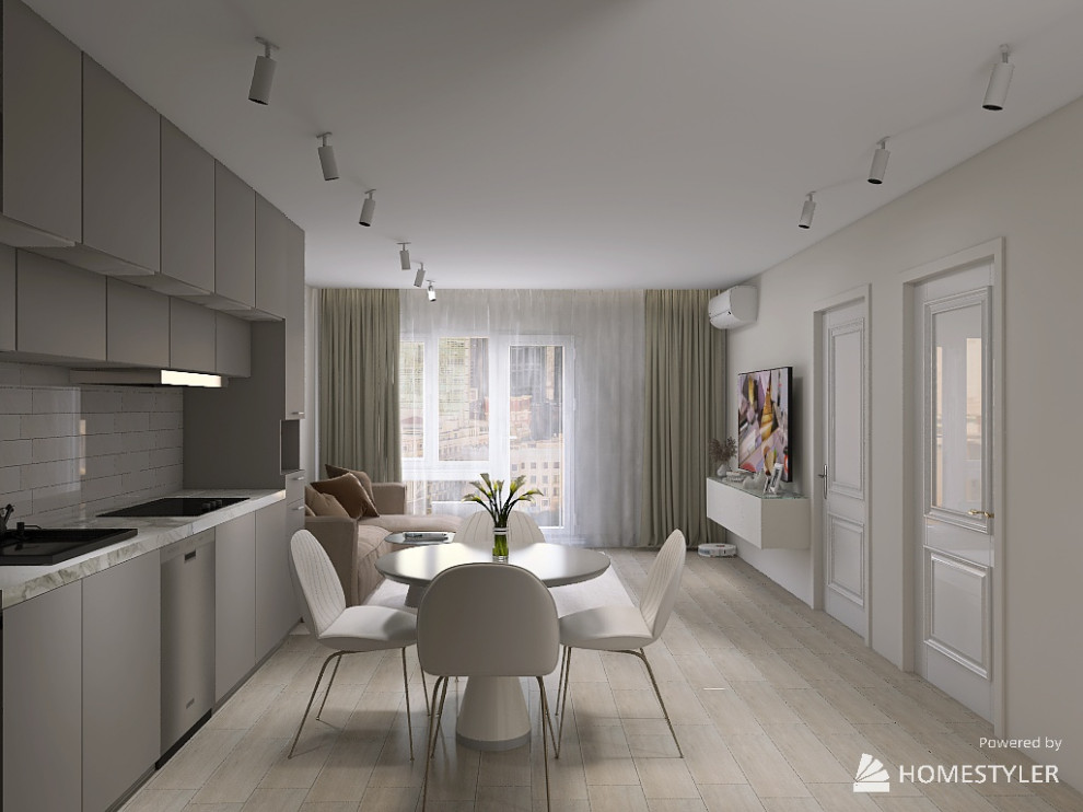 Проект 3-комнатной квартиры