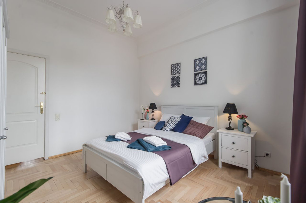 Декорирование квартира в центре Москвы под сдачу в посуточную аренду