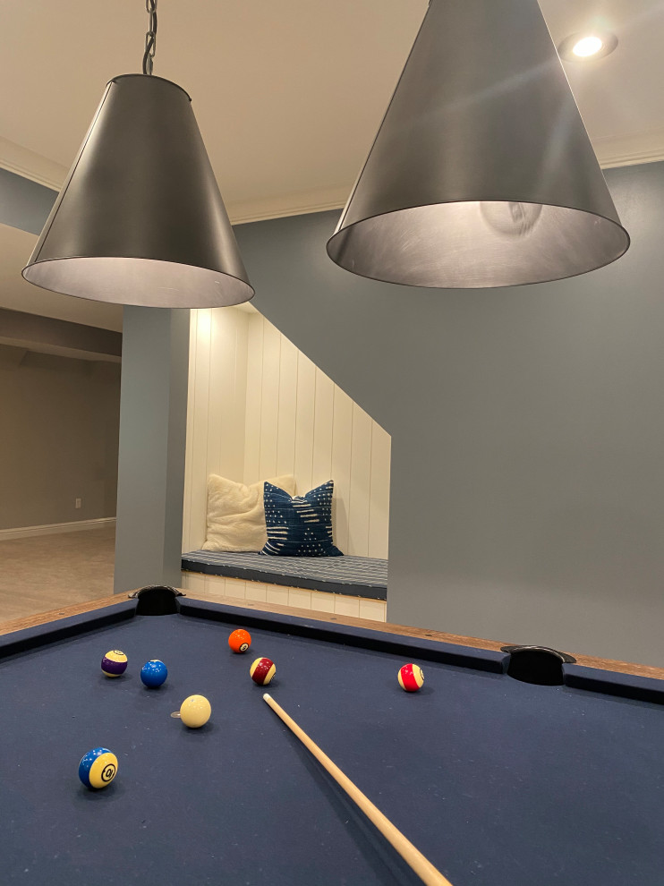 Transitional basement in New York.
