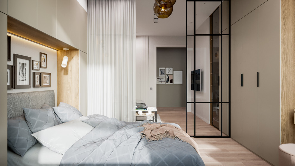 Интерьер однокомнатной квартиры 58м.кв. в клюбном доме Армада г.Екатеринбург