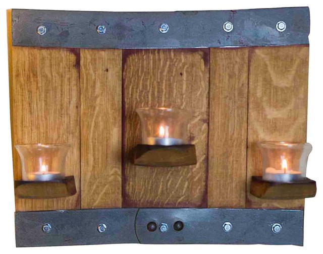 3 Votive Candle Wall Sconce Sconces By Barrel Art
