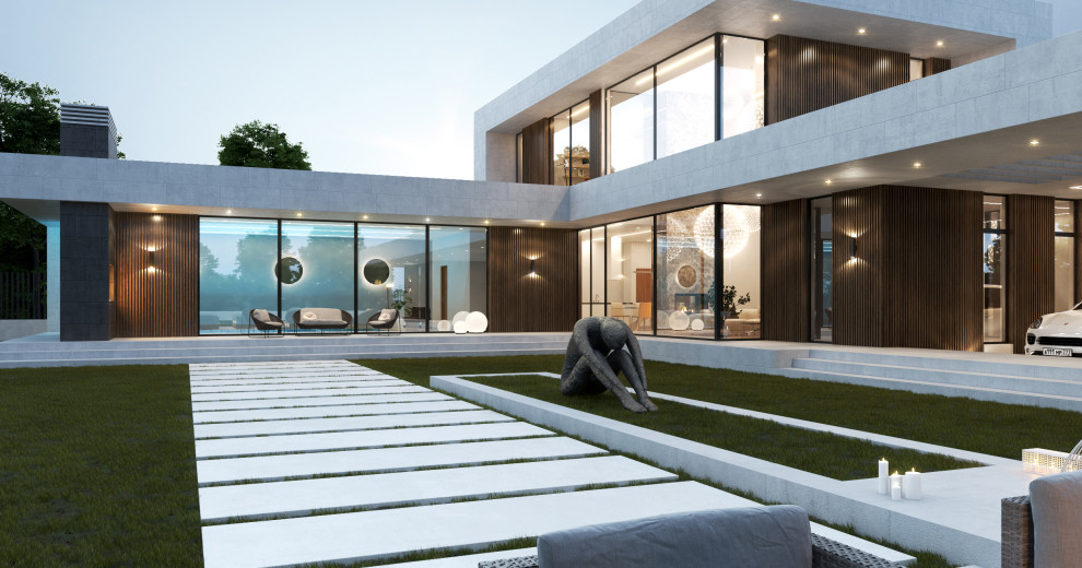 Частный жилой дом с бассейном