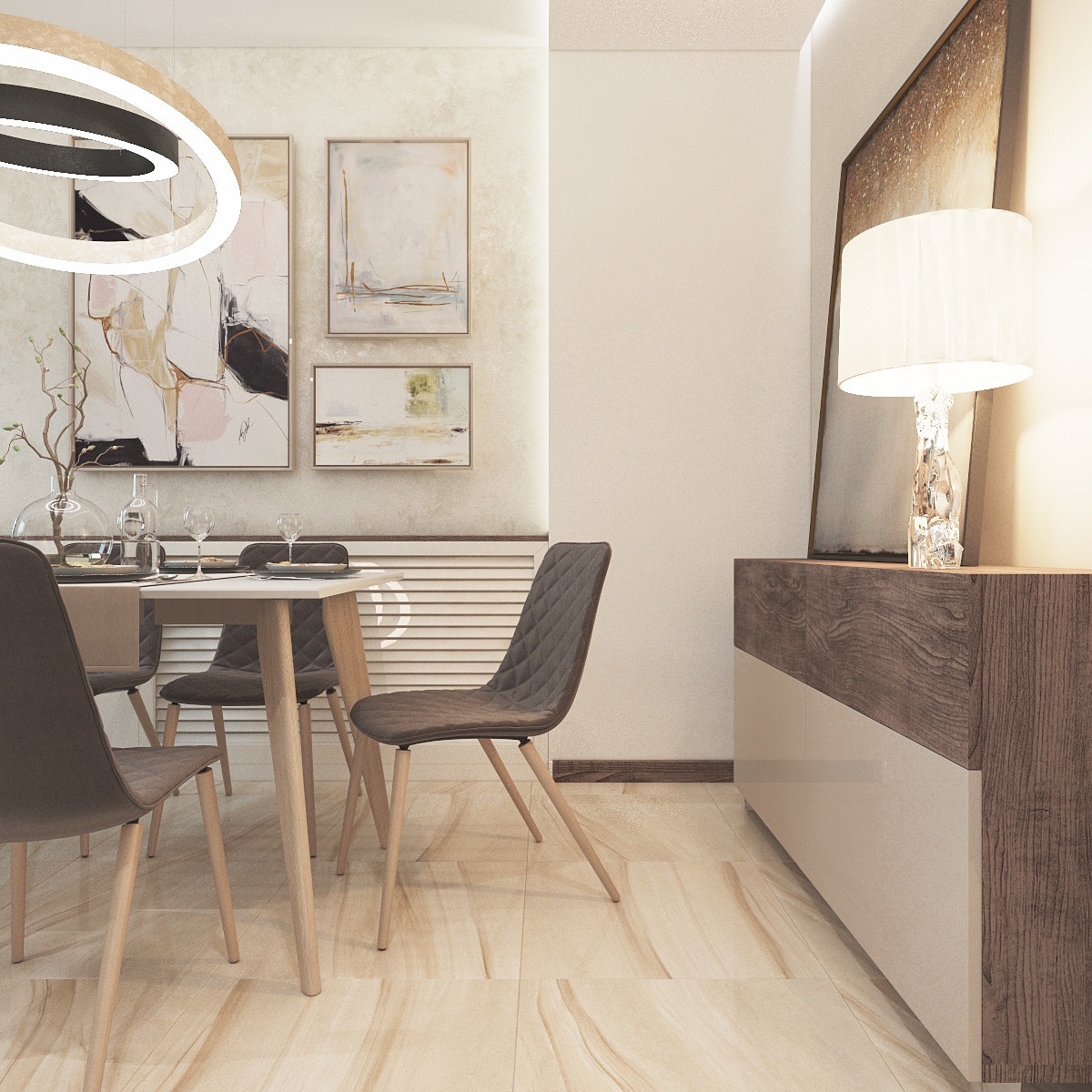 Двухкомнатная квартира для семьи