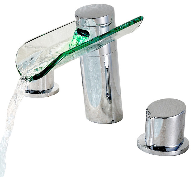 Touch On Faucets Sumerain Waterfall Bathroom Vessel Sink Faucet