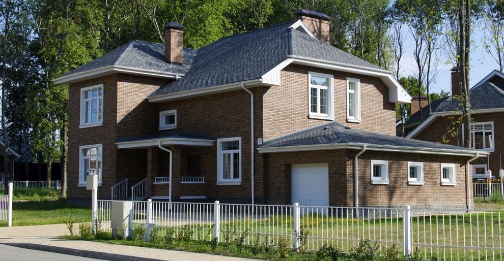 Коттедж усадьба - построенный