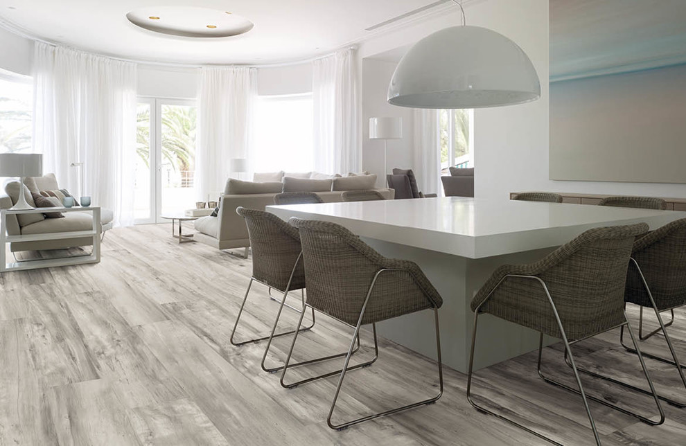 Trendy home design photo in Miami