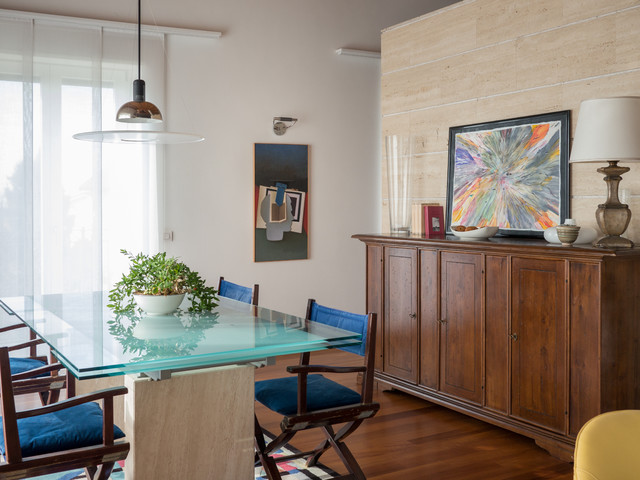 Living room contemporary-dining-room