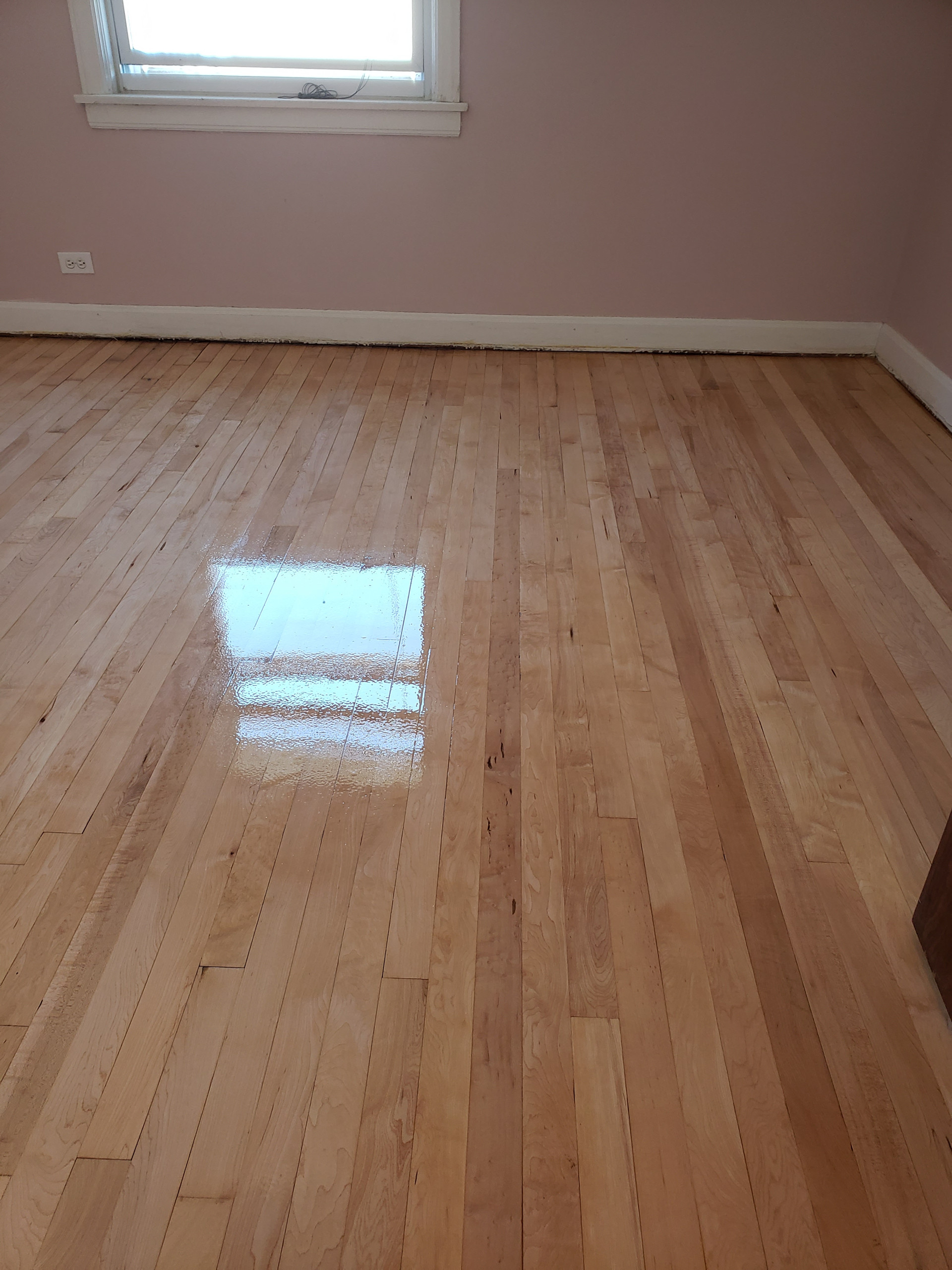 Chicago , maple floors , finished with Bona Traffic matte