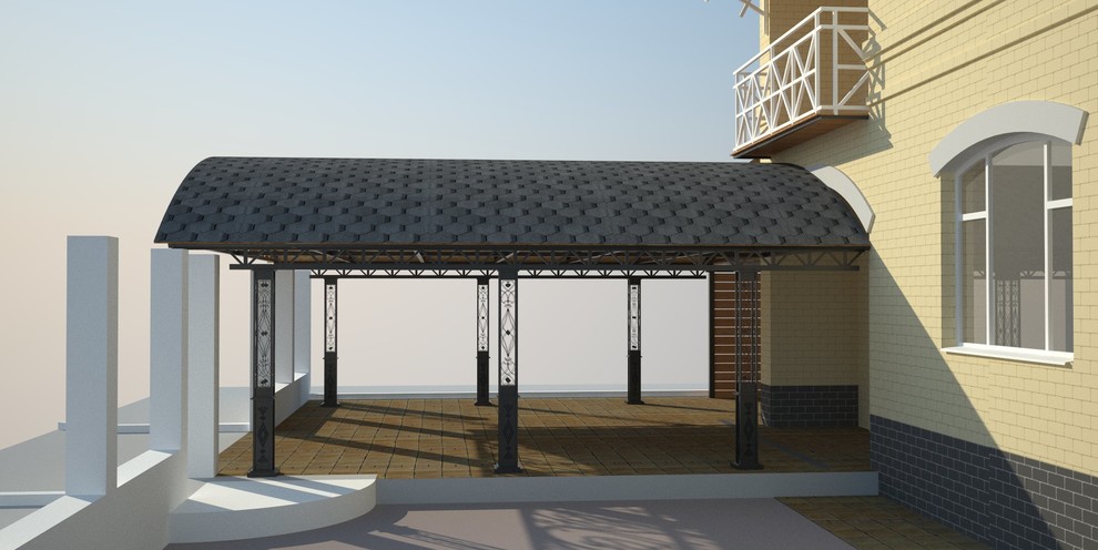 Дом_Навес для авто