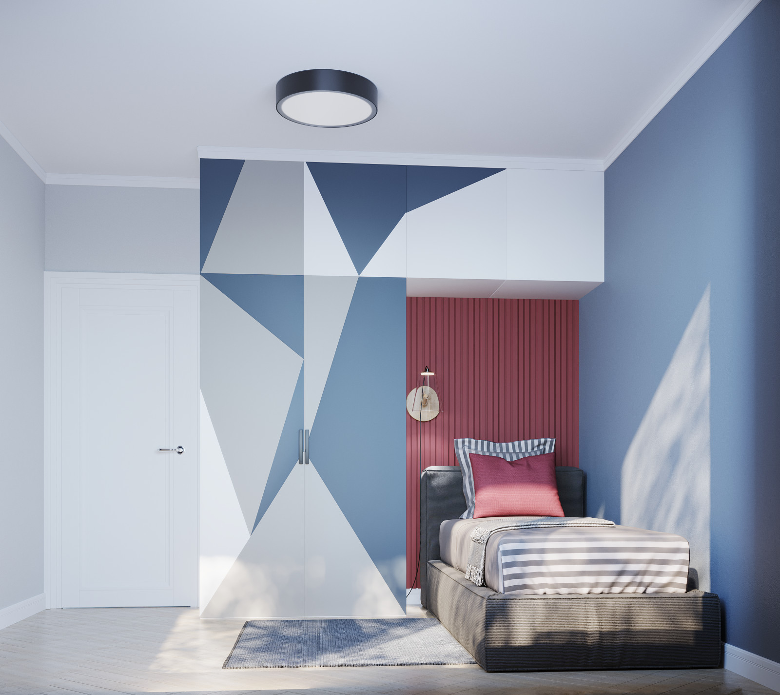 Дизайн проект интерьера коттеджа 140 кв.м.