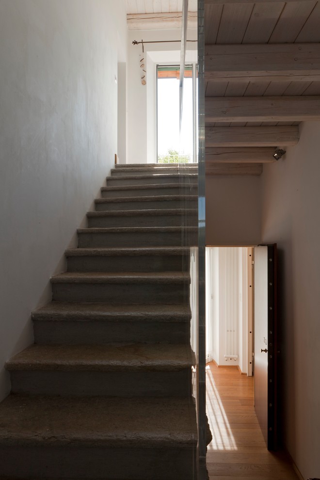 Inspiration for a modern staircase in Turin.