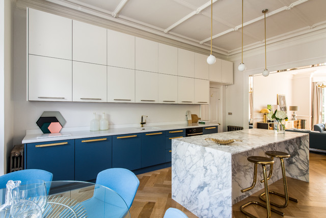 Seaside Flat Kitchen trendy-koekken