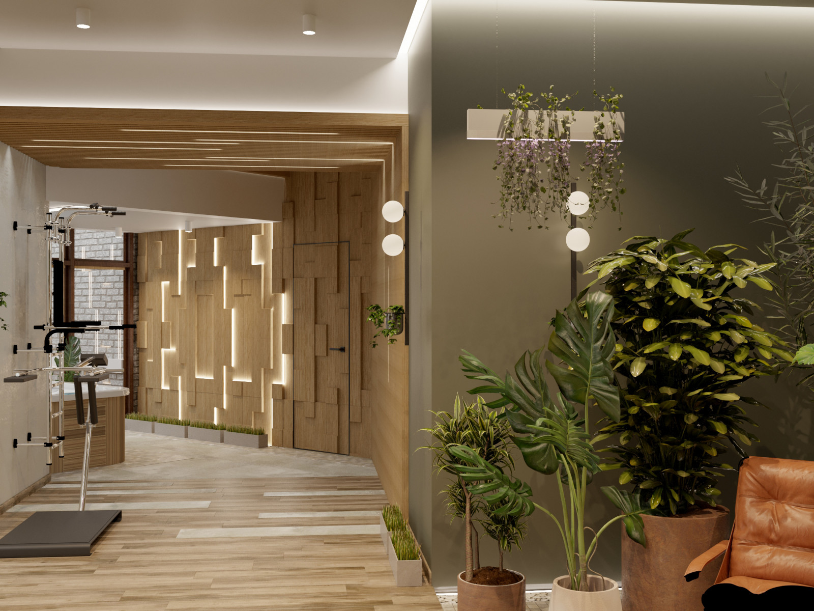 Дизайн проект интерьера загородного дома 850 м2