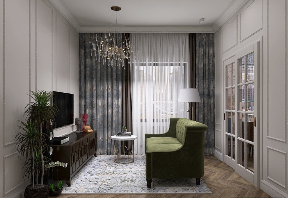 3-х комнатная квартира в неоклассическом стиле