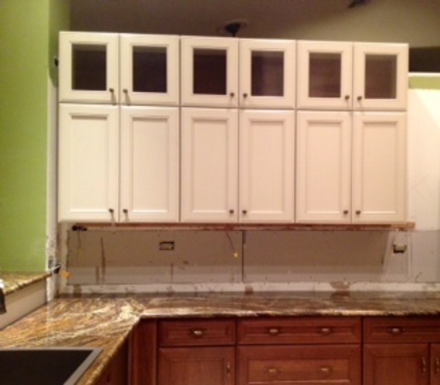 Puck lights for inside upper glass