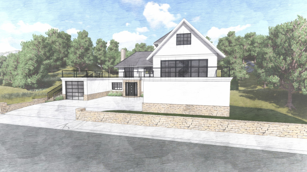 The Zvagelsky Deck and Front Remodel
