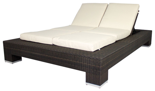 King Double Chaise Lounge - Transitional - Outdoor Chaise ...