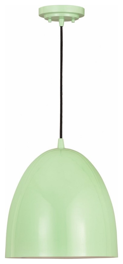 1 Light Dome Pendant in Classical Style - 12 Inches Wide by 12.5 Inches