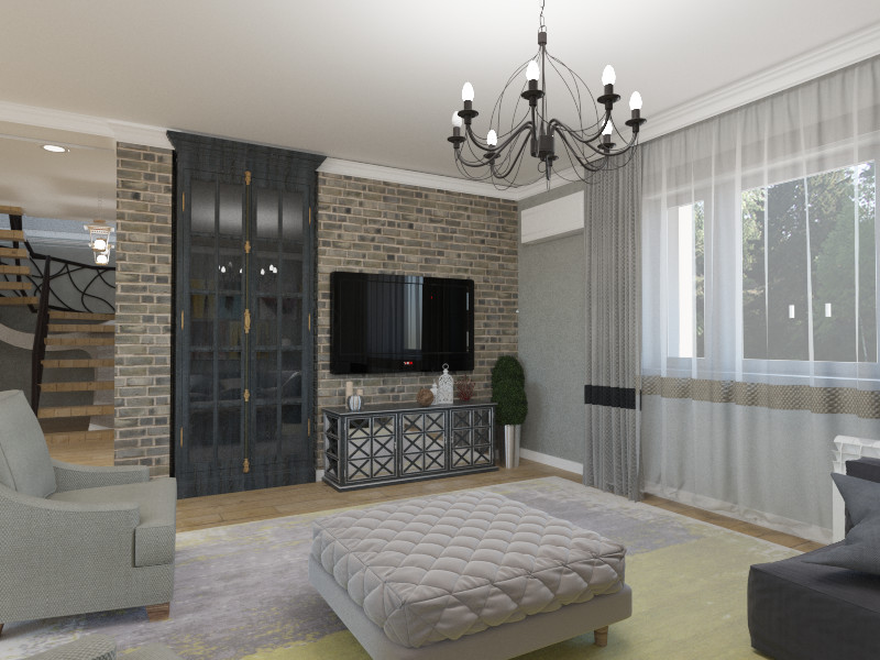 Частный дом в серых оттенках