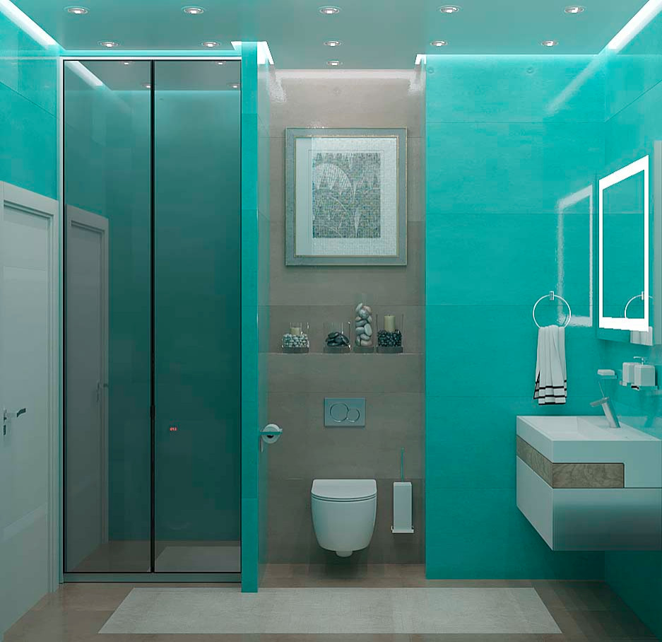 Яркая сочность. Трехкомнатная квартира на Озерной