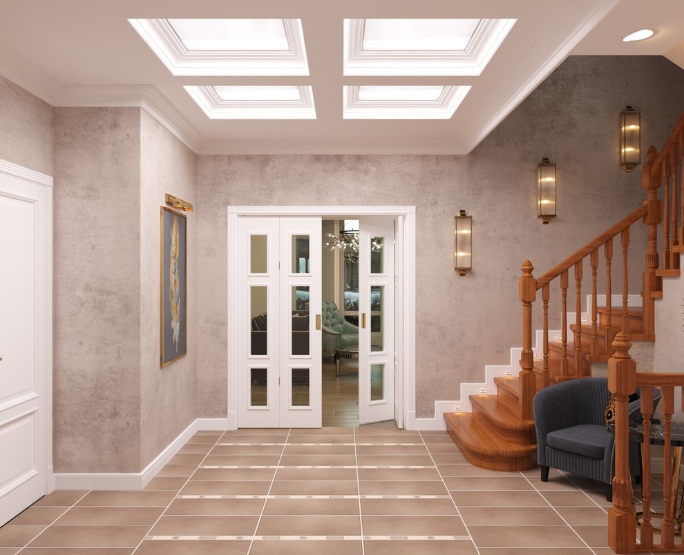 Проект реконструкции первого этажа дома в г. Отрадное, 75м.кв.