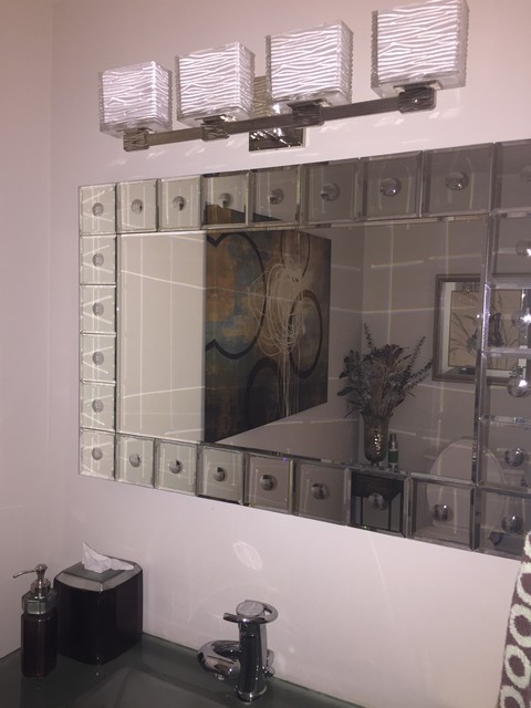 Powder room vanity lighting
