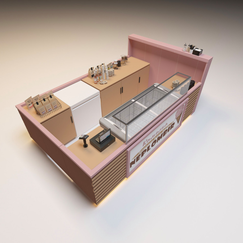 Дизайн островка мороженного