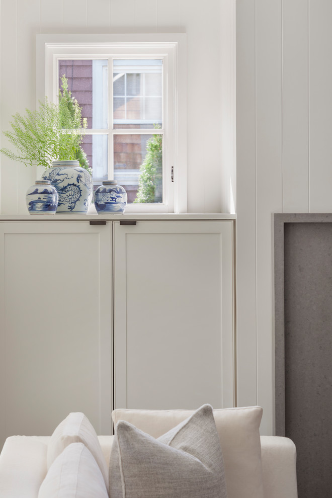 Transitional home design photo in Providence