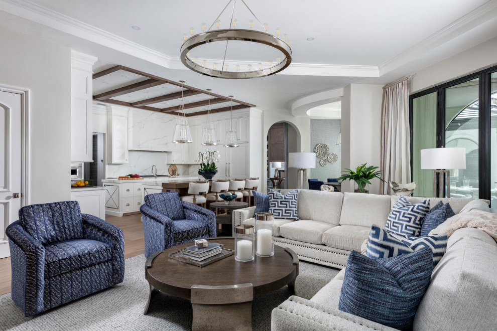 Modernized Traditional - Transitional - Living Room - Miami - by J Lynn ...