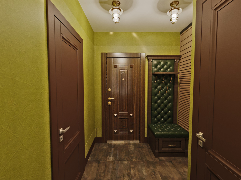 Квартира на Пулковском шоссе в стиле ирландского паба. 40 кв.м. Вариант 1.