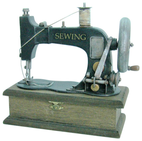 Vintage Style 1920's Decorative Sewing Machine Box