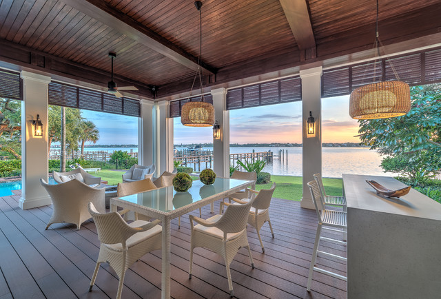 Siesta Key Bay Front contemporary-exterior