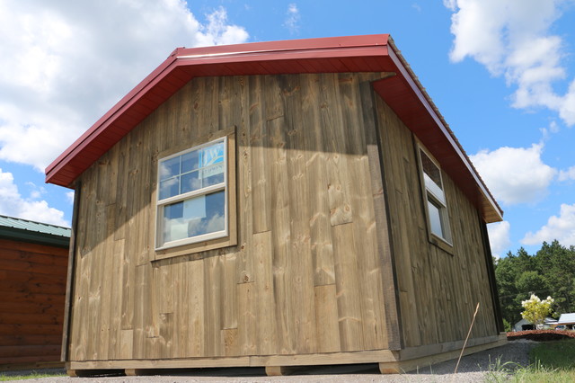 Tiny Cabins: Barn Wood rustikt-hus-og-facade