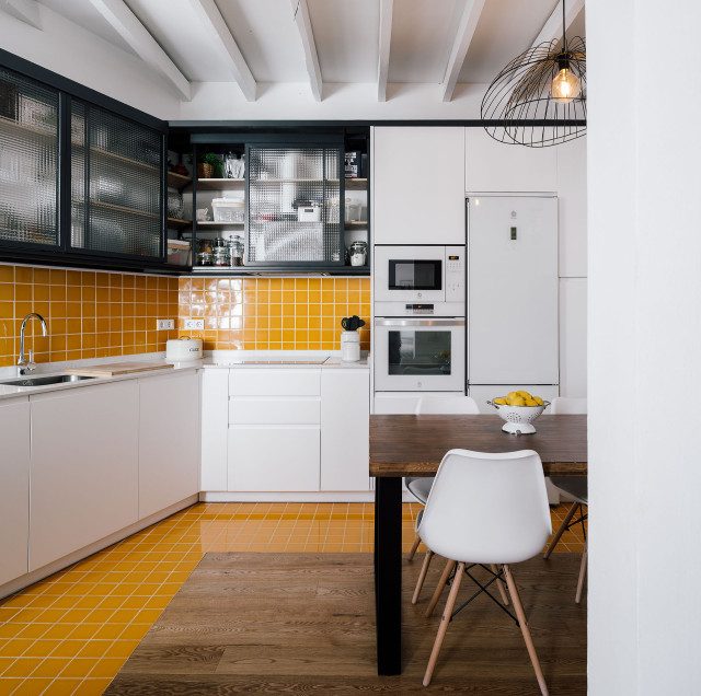 vivienda cc25 contemporaneo-cucina