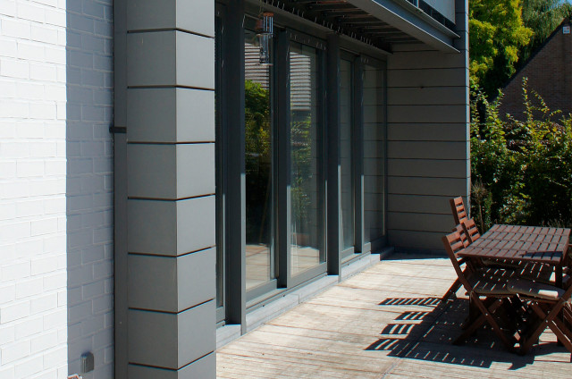 construction d'une maison en Belgique modern-terrasse