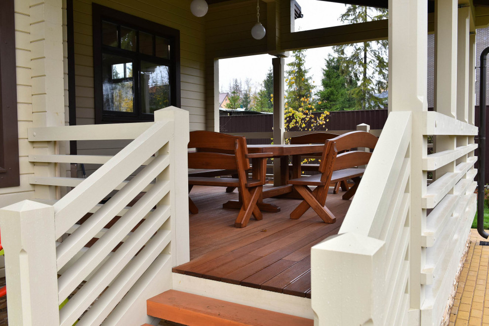 Терраса и дом