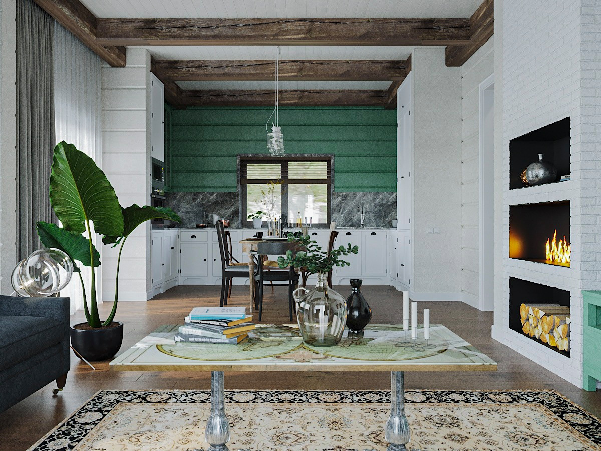 Загородный дом для молодой семьи