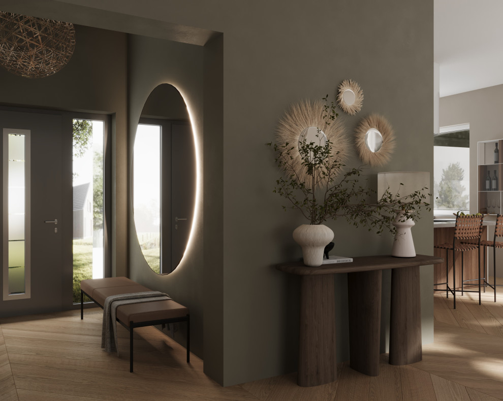 Обволакивающий интерьер дома