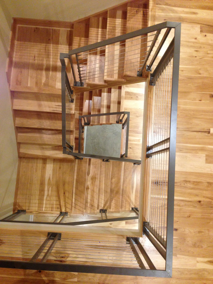 This is an example of a scandinavian staircase in Richmond.