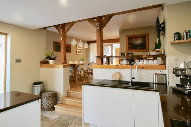Open Plan Kitchen Dining Space contemporary-kitchen