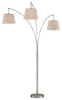 Kira Home Akira 78.5 Modern 3 Light Arc Floor Lamp with 3 Kira Home Akira 78.5 Modern 3 Light Arc Floor Lamp with 3