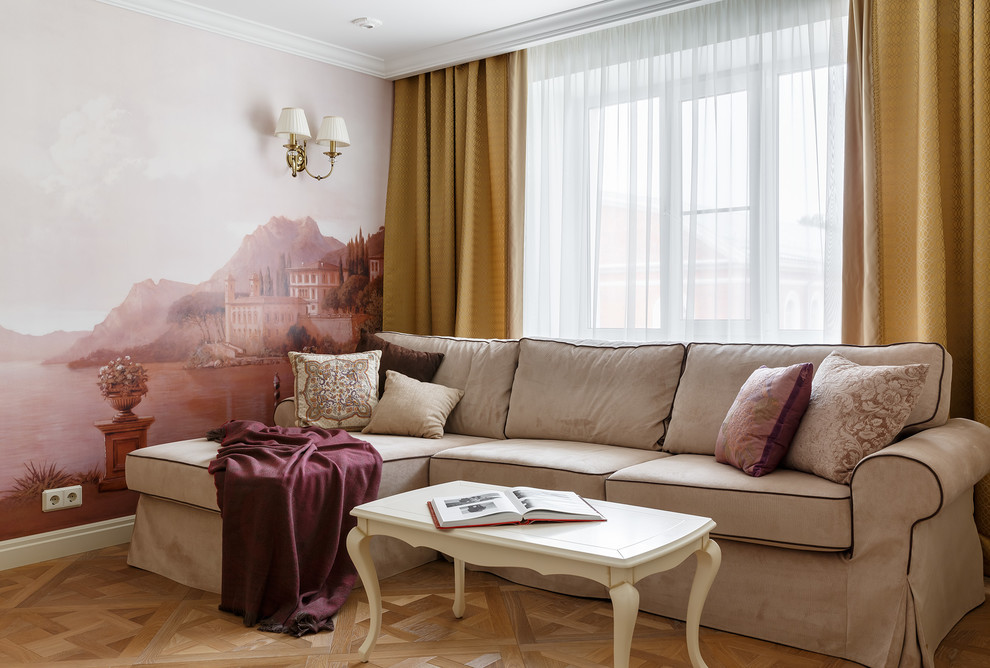 Квартира в Петродворце в классическом стиле - 124 м²