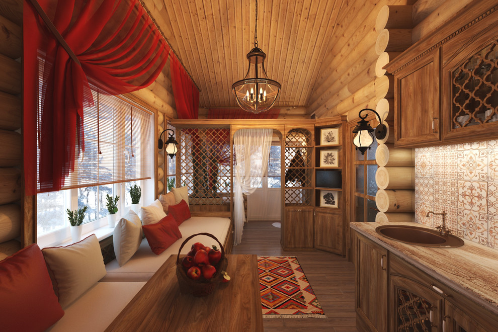 Гостевой дом с сауной для молодой пары, 41 кв.м.