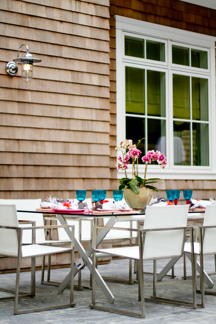 Holiday House Hamptons contemporaneo-patio