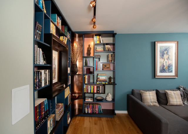 Comic Haven Bookcase eclectic-family-room