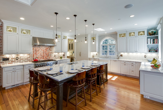 Southern White Kitchen Traditional Kitchen Denver By