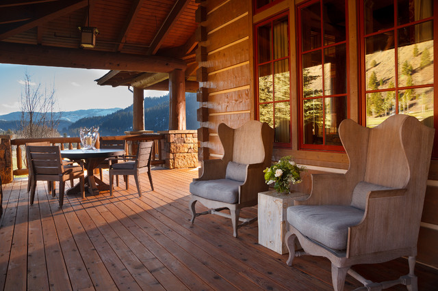 Snake River Sporting Club rustico-terraza-y-balcon