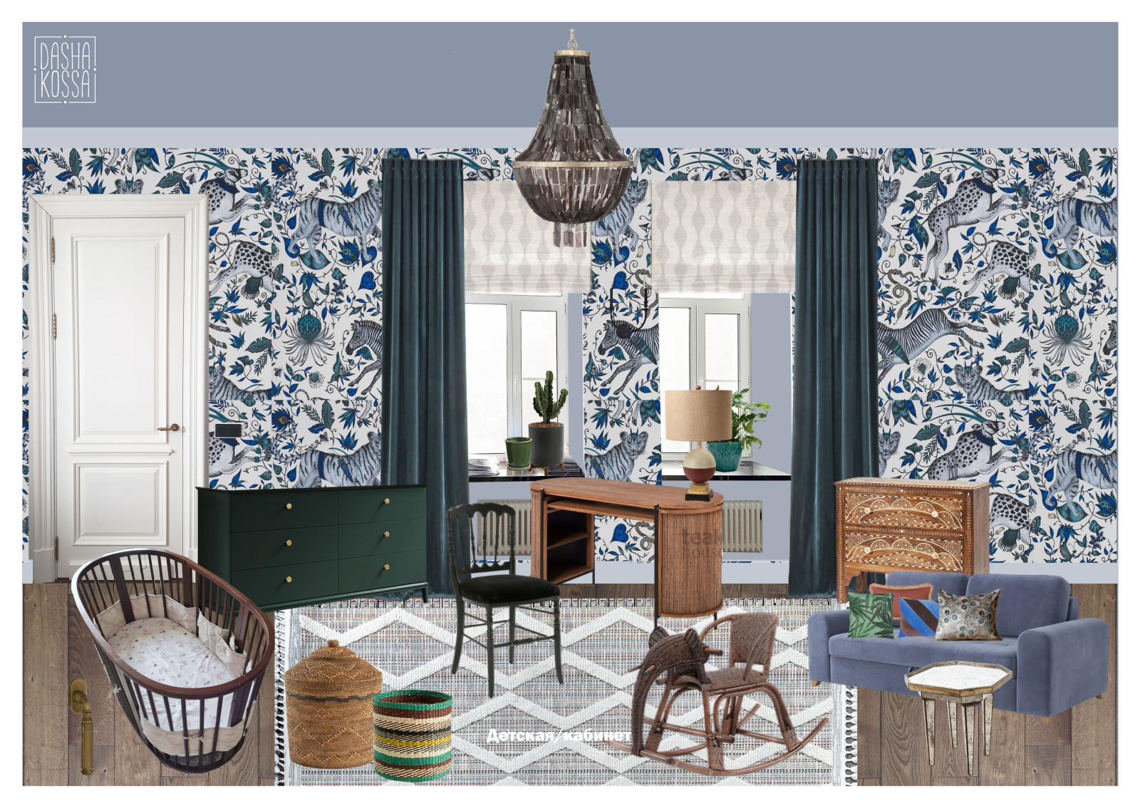 Декораторский проект квартиры в старом фонде недалеко от Третьяковской галереи