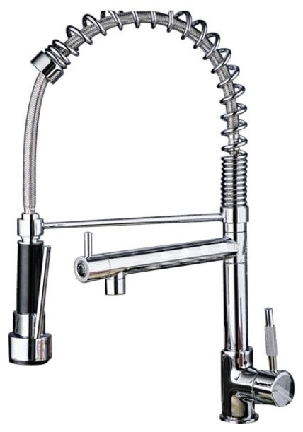 Led Pull Down Kitchen Sprayer Chrome Contemporary Led Pull Down Kitchen Sprayer Chrome
